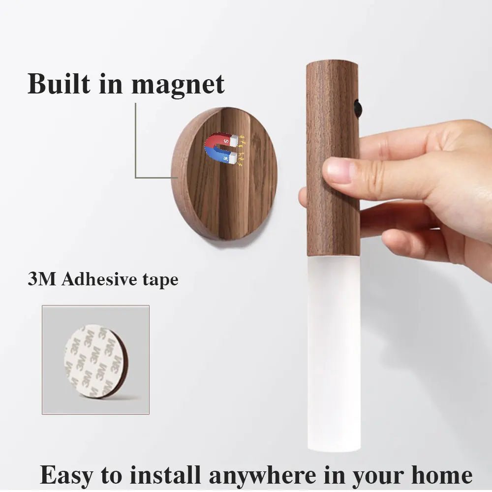 LED Wood USB Night Light - Rtigos