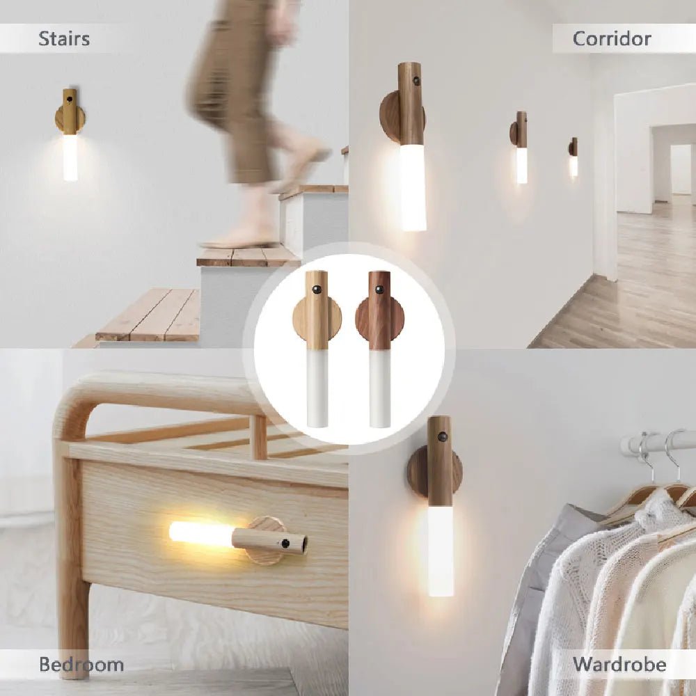 LED Wood USB Night Light - Rtigos