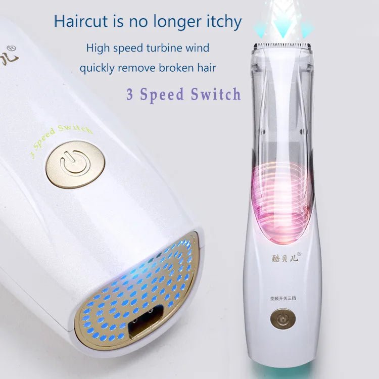 Portable Pet Vacuum hair Clipper 3 Speed Switch Rechargeable Dog hair Remover Grooming for Dog hairs and Cat Electric push shear - Rtigos