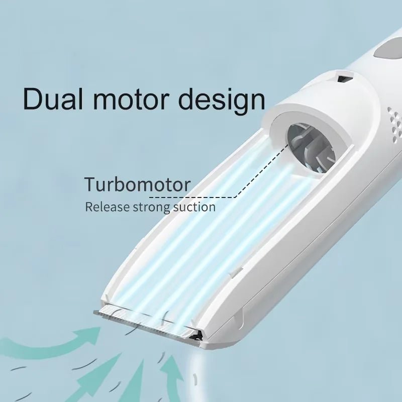 Baby Hair Clipper with Vacuum Cleaner Electric Hair Clipper with 3 Positioning Combs Children's Rechargeable Hair Clipper - Rtigos