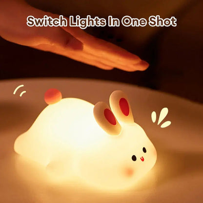😊 Cute Squishy Rabbit Nightlight - LIMITED SALE!!! - Rtigos