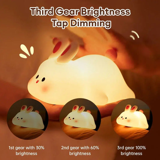 😊 Cute Squishy Rabbit Nightlight - LIMITED SALE!!! - Rtigos