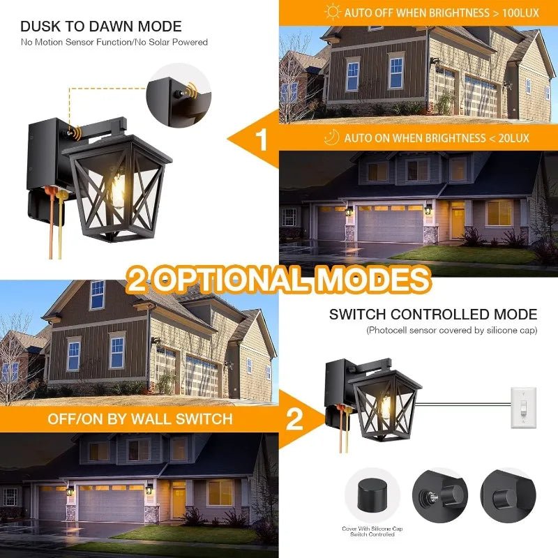 GlowPort®, Dusk to Dawn Outdoor Light with GFCI Outlet - Rtigos