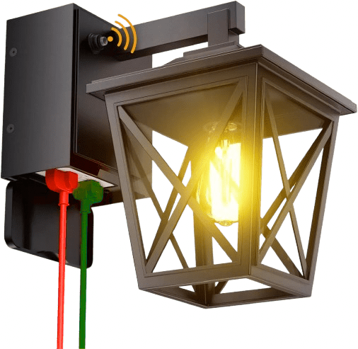 GlowPort®, Dusk to Dawn Outdoor Light with GFCI Outlet - Rtigos
