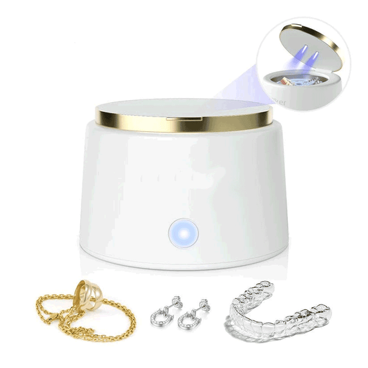 UltrasonicRetainers, Dentures & Jewelry Cleaner with UV - Rtigos