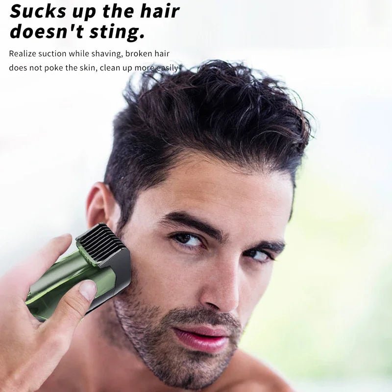 Vacuum Body Hair Trimmer for Men - Rtigos
